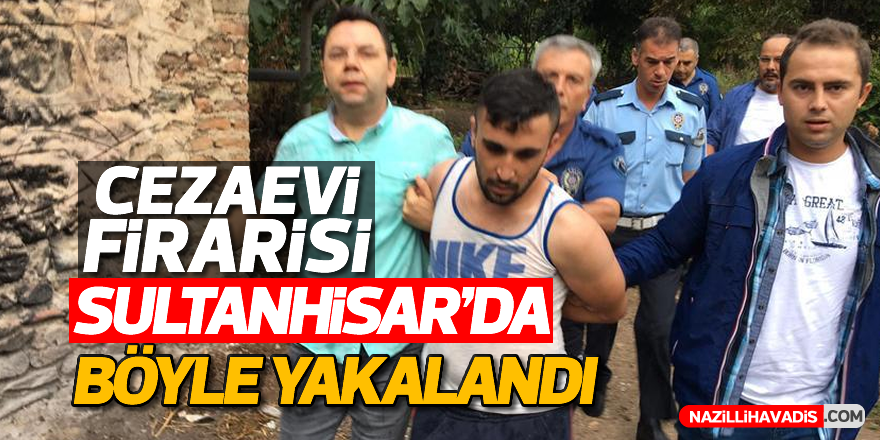 Cezaevi firarisi Sultanhisar'da yakayı ele verdi