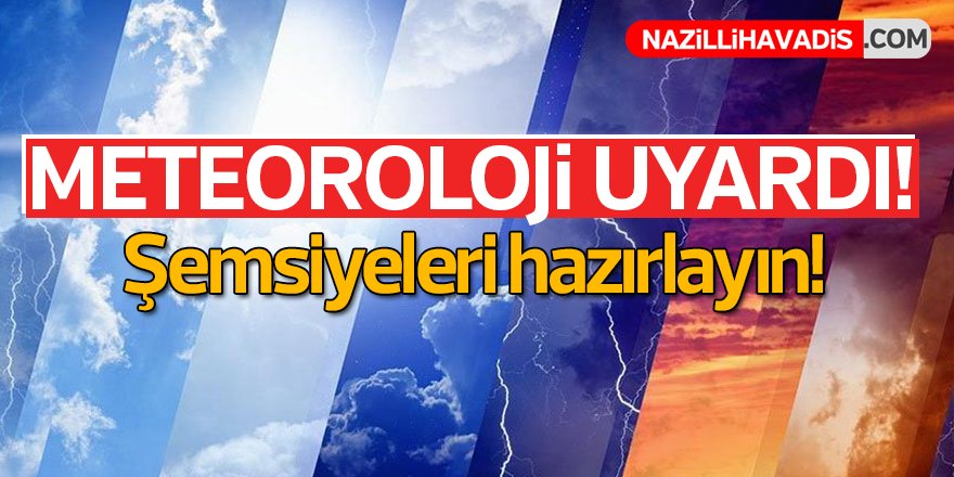 Meteorolojiden sağanak uyarısı