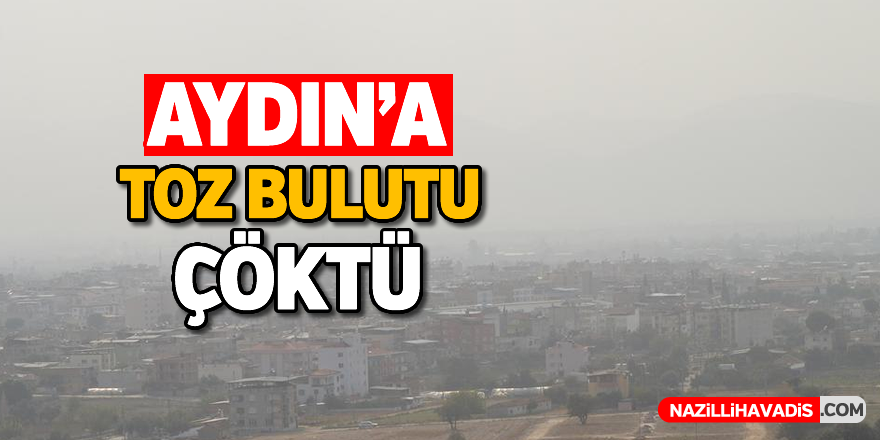 Aydın'a toz bulutu çöktü