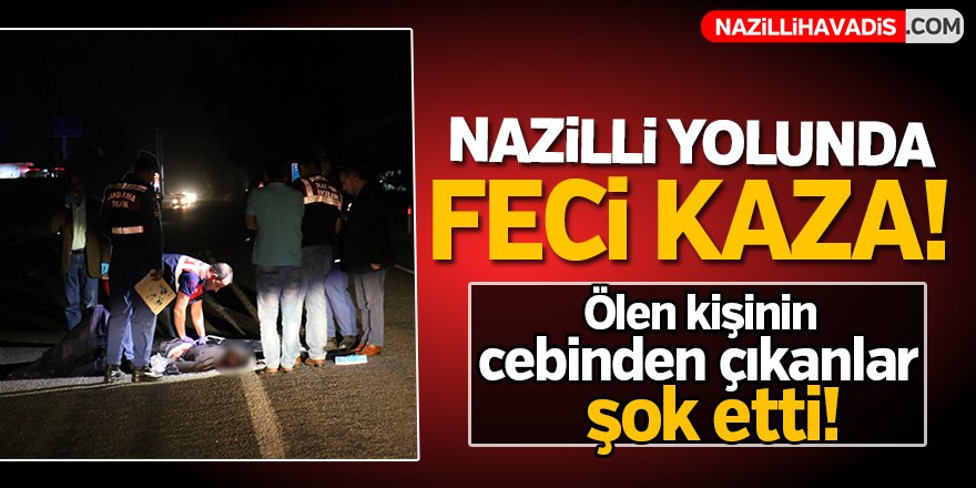 Nazilli'de kamyonet yaya çarptı: 1 ölü