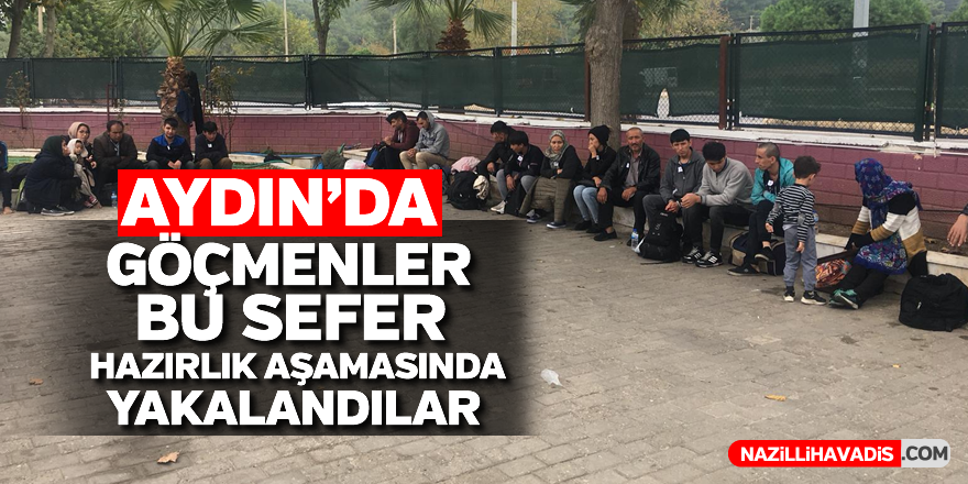 Aydın'da 35 düzensiz göçmen yakalandı