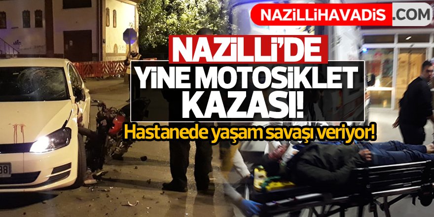 Nazilli'de trafik kazası: 1 ağır yaralı!