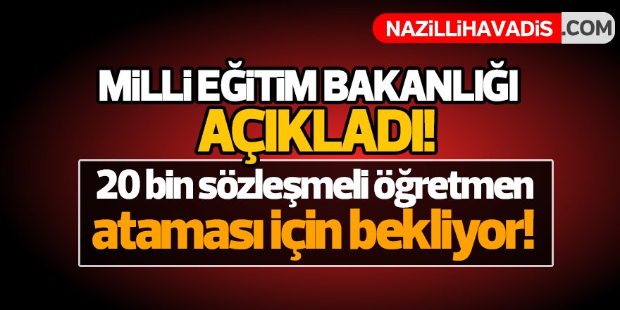 Millî Eğitim Bakanlığı Açıkladı