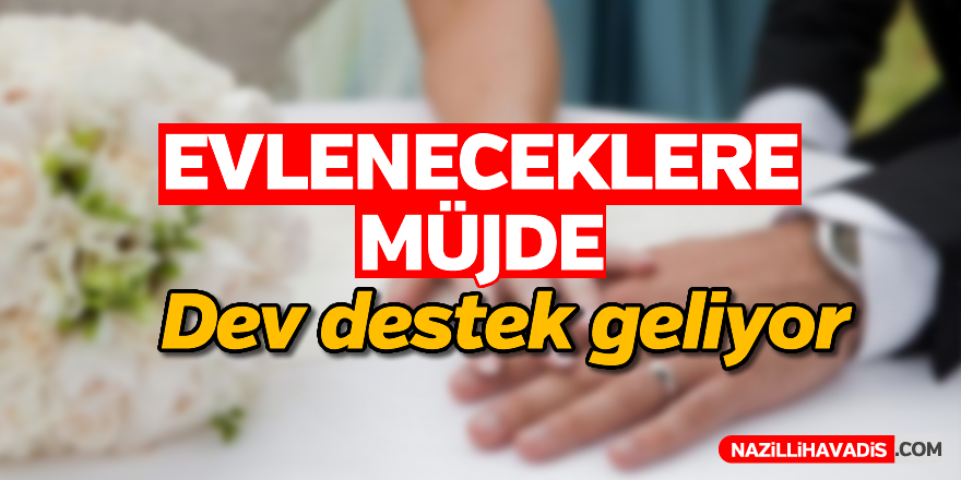 Evleneceklere müjde