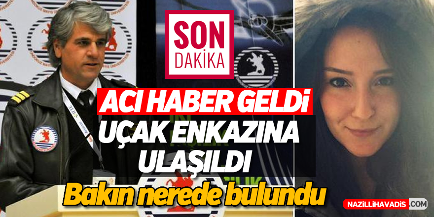 Düşen uçakla ilgili acı haber geldi