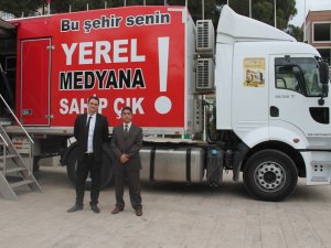 Tanıtım Tır'ı İncirliova Durağında