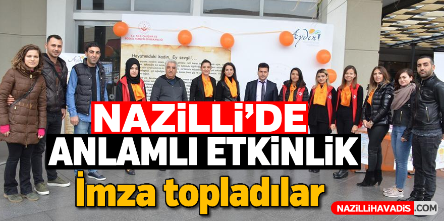 Nazilli'de anlamlı etkinlik