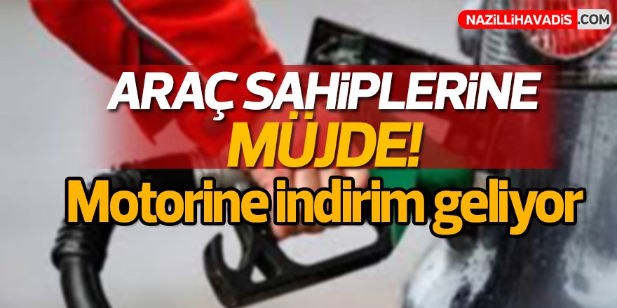 Motorine indirim geliyor!