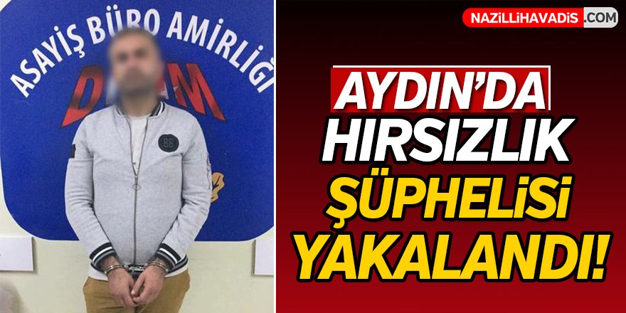 Aydın'da hırsızlık şüphelisi yakalandı!