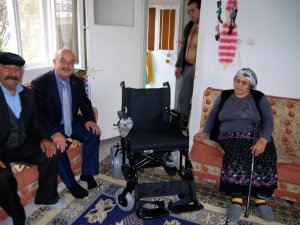 Kamacı’dan Felçli Vatandaşa Akülü Sandalye