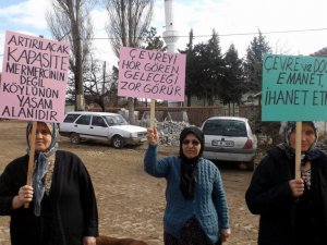 Köylüler Maden Ocağı İçin Ayaklandı