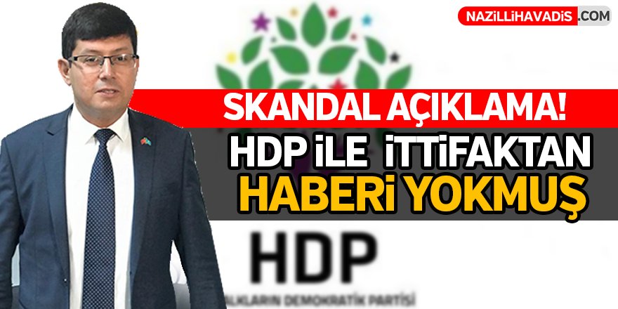 Özcan; HDP İttifakına  "Haberim  Yok" Dedi!