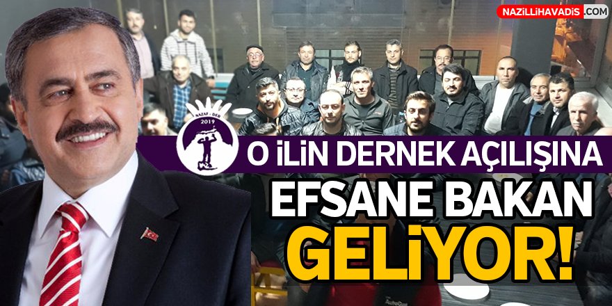 Efsane Bakan Nazilli'ye Geliyor!