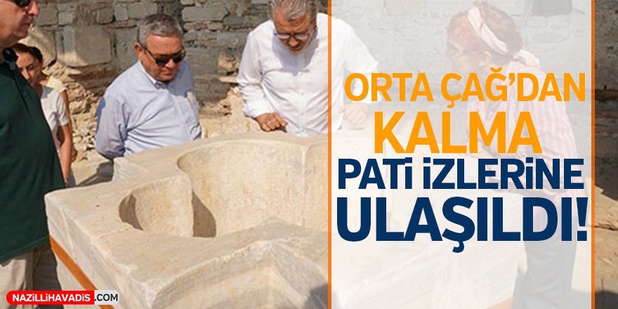 Orta Çağ’dan  kalma pati izlerine ulaşıldı!