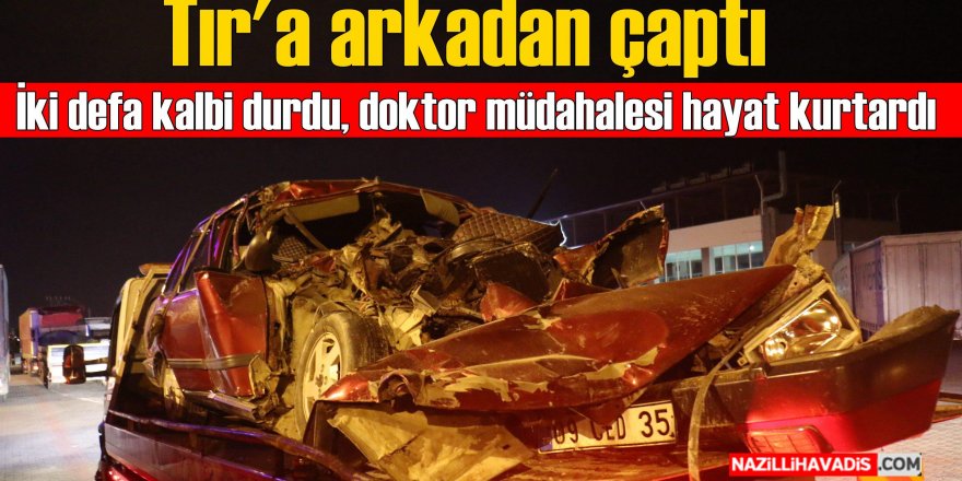 Atça'da korkutan kaza; 1 ağır yaralı