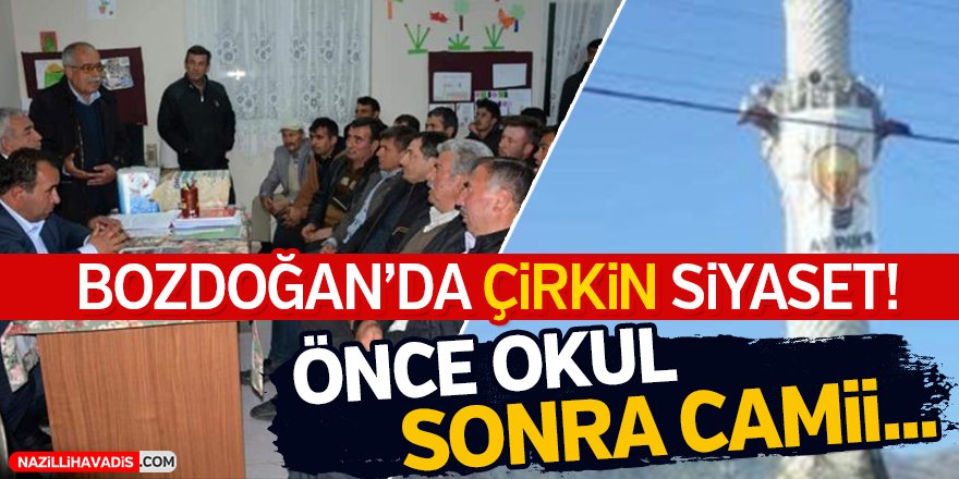 Bozdoğan'da Çirkin Siyaset!