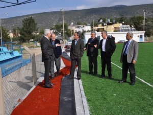 Akbük Stadyumundaki Eksiklikler Tespit Edildi