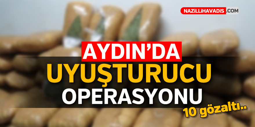 Aydın'da Uyuşturucu Operasyonu