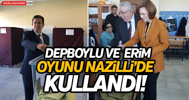 Depboylu ve Erim oyunu Nazilli'de kullandı