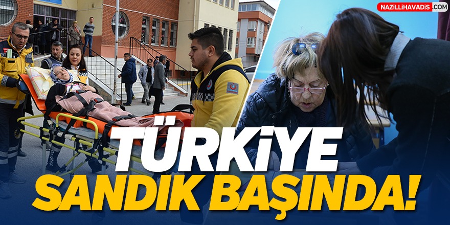 Türkiye genelinde oy verme işlemi başladı