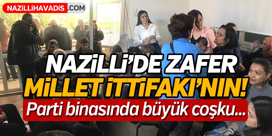 Nazilli'de Zafer Millet İttifakı'nın!