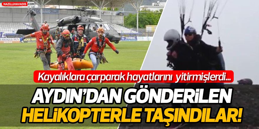 Paraşütçülerin Cenazeleri Helikopterle Çıkarıldı!