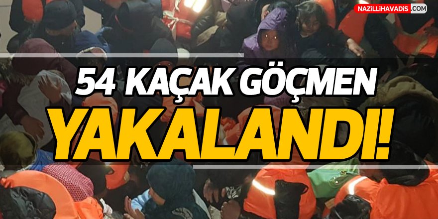 54 Kaçak Göçmen Yakalandı!