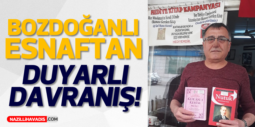 Bozdoğanlı esnaftan duyarlı davranış!