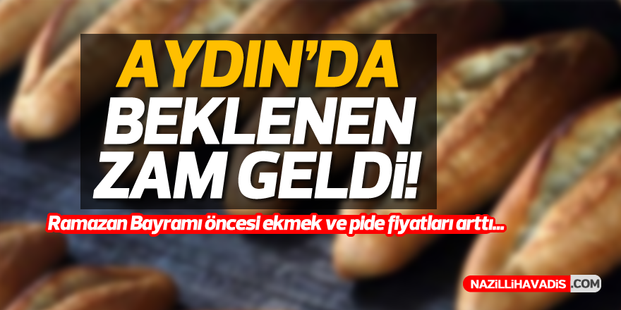 Aydın'da beklenen zam !