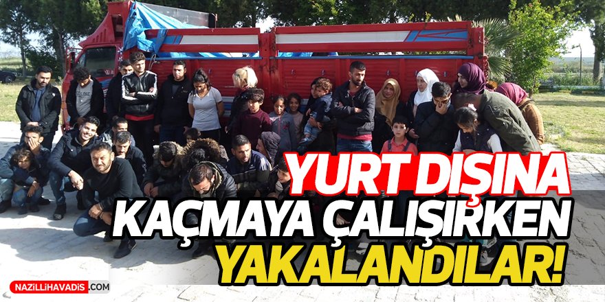 Yurt Dışına Kaçmaya Çalışırken Yakalandılar!