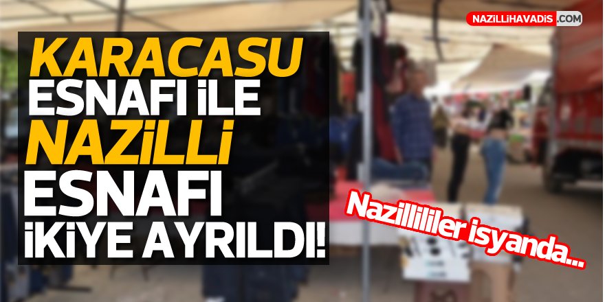 Esnaflar arasında kriz!