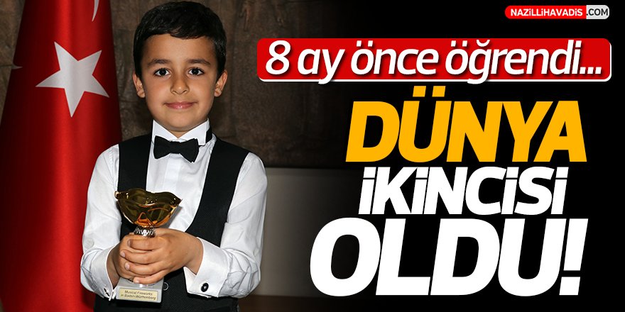 İlkokul öğrencisi dünya ikincisi oldu!