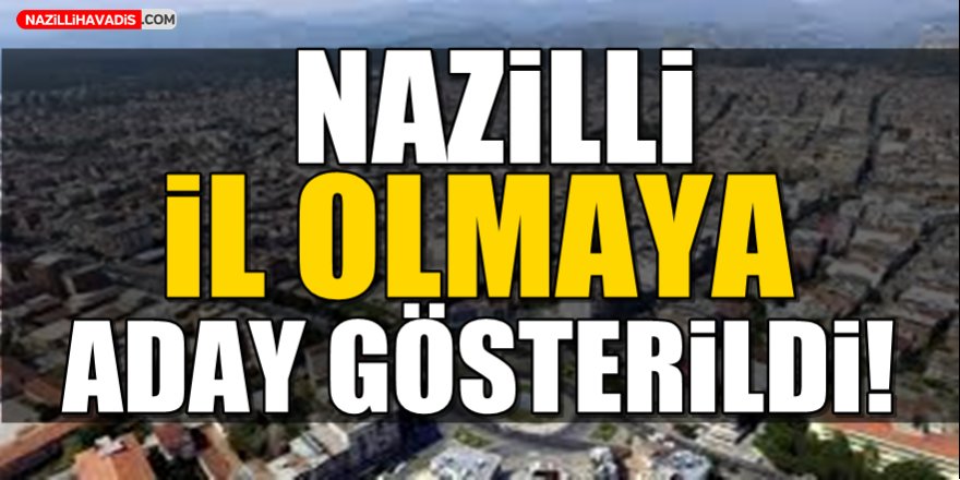 Nazilli İl Olmaya Aday Gösterildi!