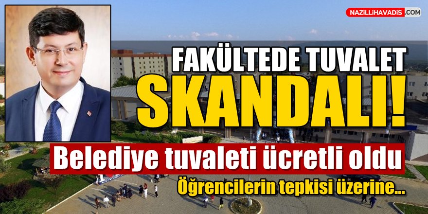 Fakültede tuvalet skandalı!