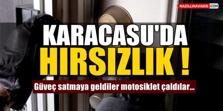 Karacasu'da Hırsızlık!