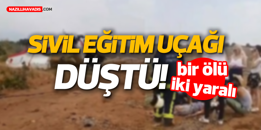 Sivil Eğitim Uçağı düştü!