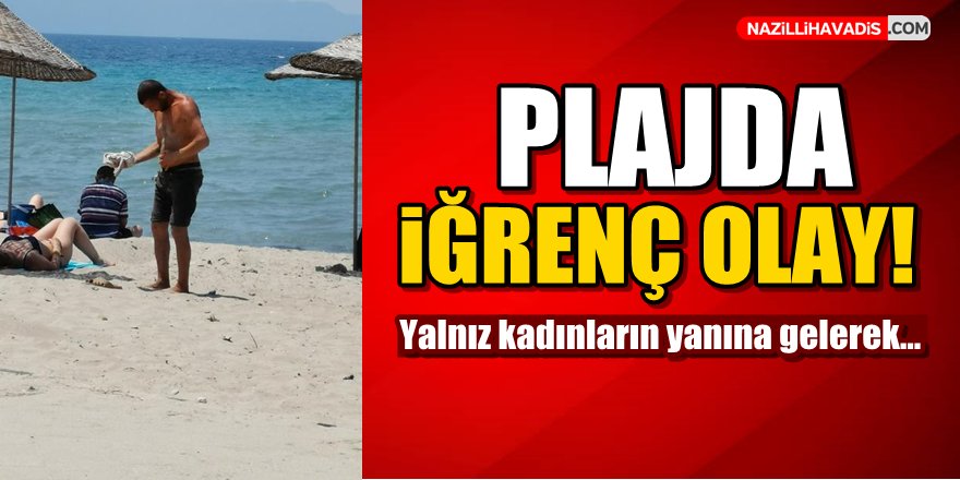 Plajda İğrenç Olay!