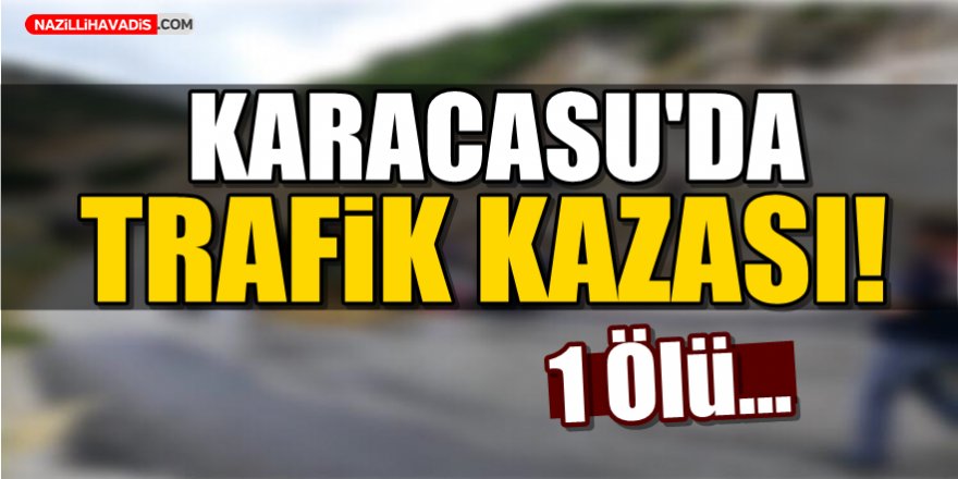 Karacasu'da trafik kazası!