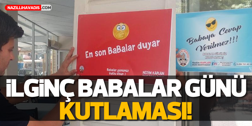 Yaratıcı babalar günü kutlaması!