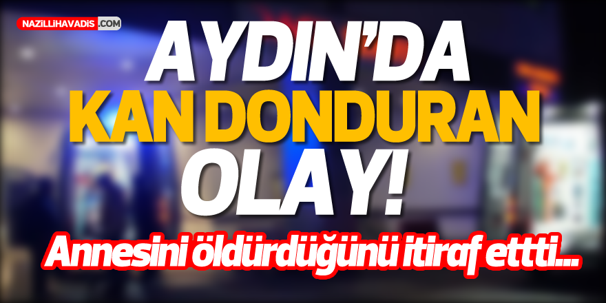 Aydın'da kan donduran olay!