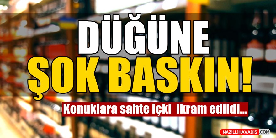 Düğüne Şok Baskın!