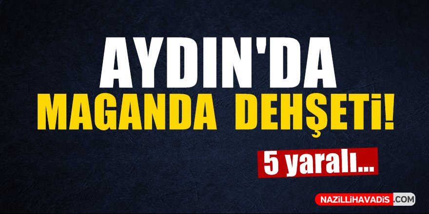 Aydın'da maganda dehşeti!