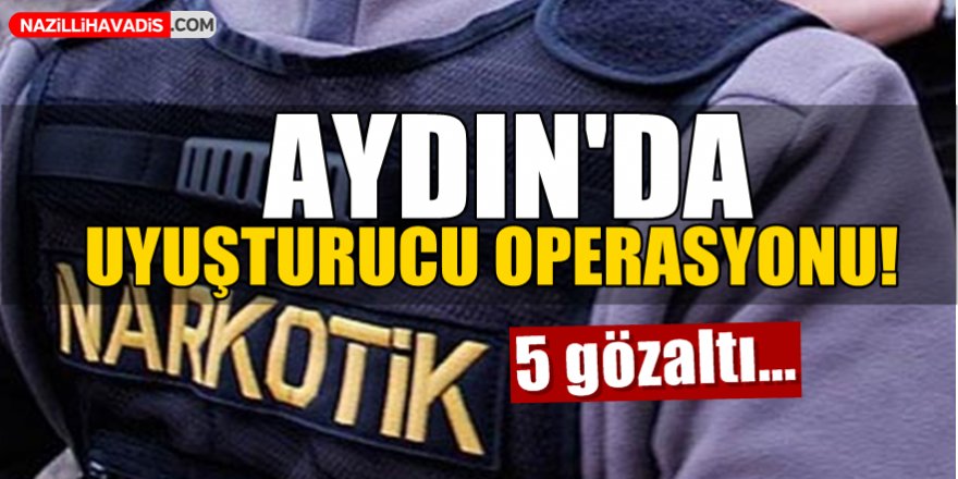 Aydın'da uyuşturucu operasyonu