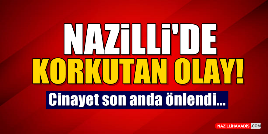 Nazilli'de Korkutan Olay!