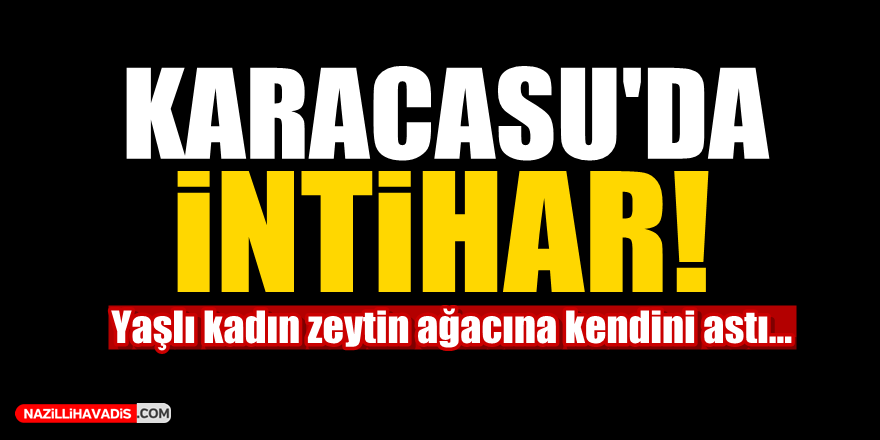 Karacasu'da İntihar!