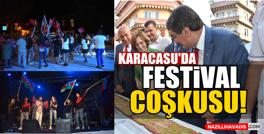 Karacasu'da festival coşkusu