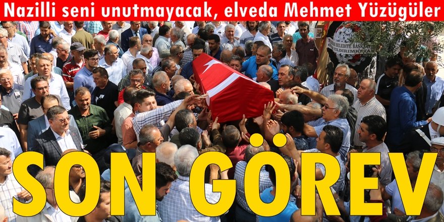 Mehmet Yüzügüler'e son veda