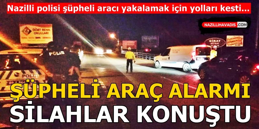 "Dur" ihtarına uymayan araca mermi yağmuru