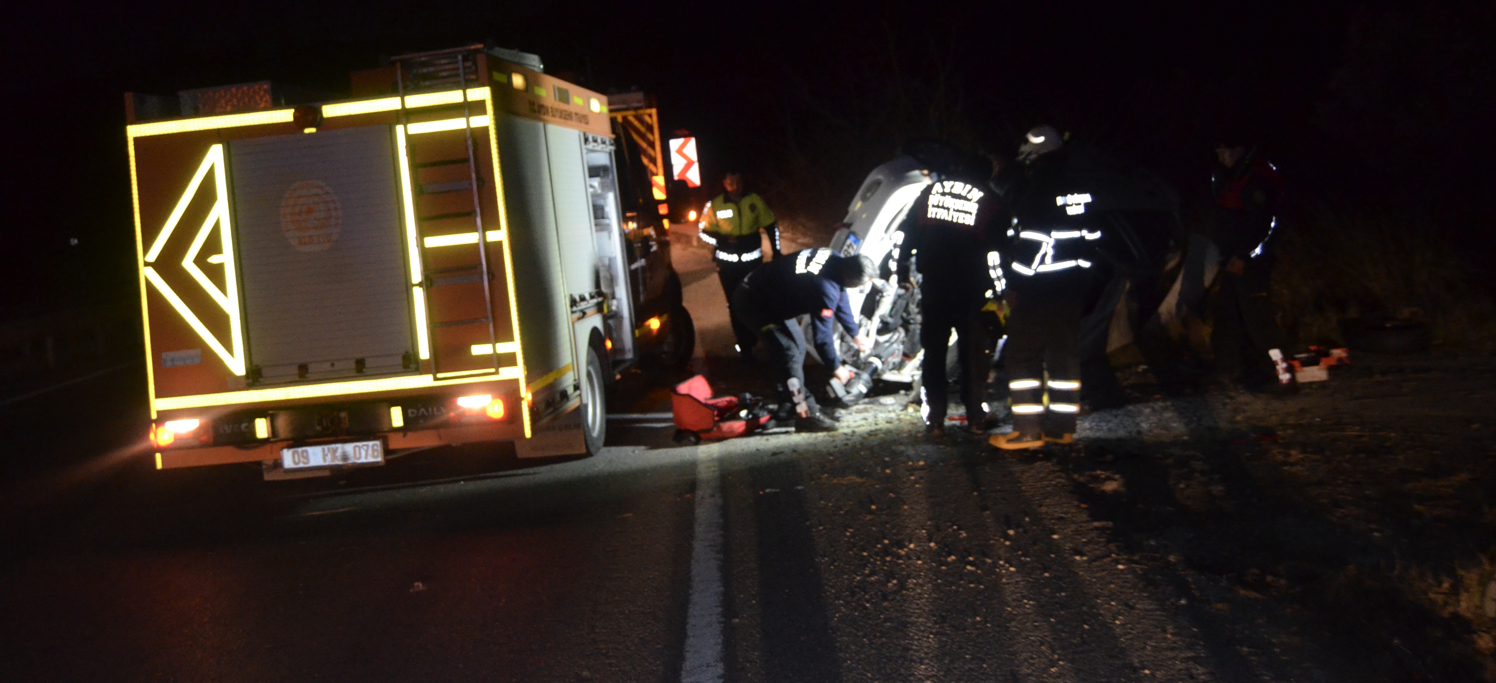 Aydın'da trafik kazası: 2 yaralı