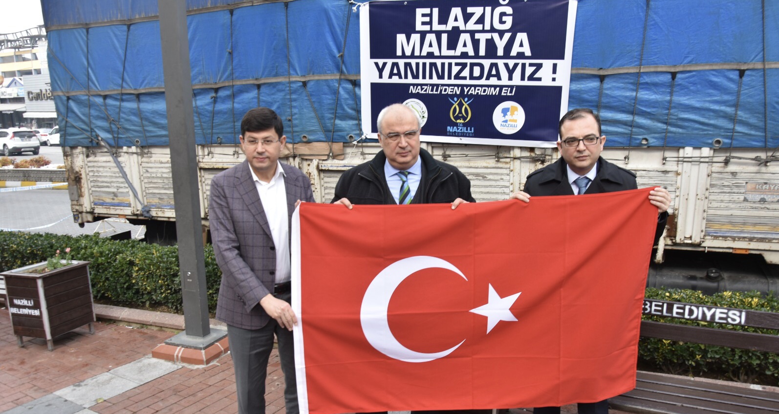 NAZİLLİ’DEN MALATYA VE ELAZIĞ’A YARDIM ELİ